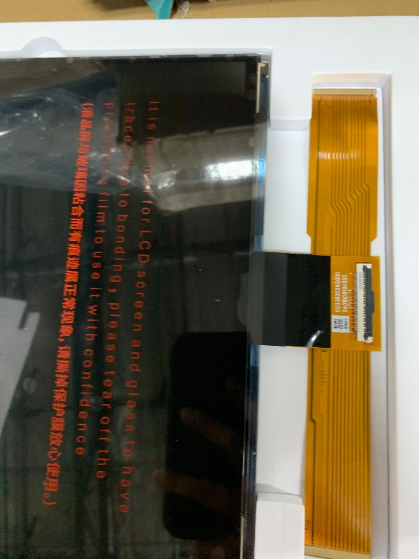 Photo 1 of ELEGOO 10-Inch 12K Monochrome LCD with 11520x5120 Resolution and 9H Tempered Glass Protection, Compatible with ELEGOO Saturn 3/Saturn 3 Ultra Resin 3D Printer