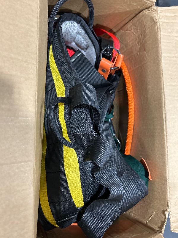 Photo 1 of Tree Climbing Gear?Tree Climbing Spikes, Tree Climbing Gear with Adjustable Climbing Straps and Steel Core Flip Line, Rock Climbing Kit with Triple Lock Lanyard Adjuster