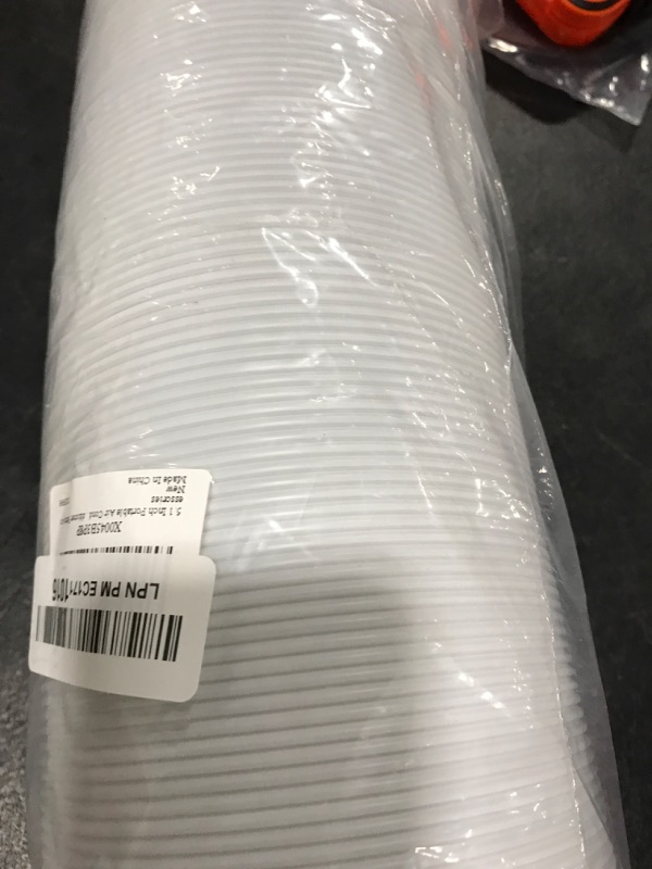 Photo 1 of 5.1 Inch Portable Air Conditioner Hose - Portable AC Hose with 79" Length Anti-Clockwise Thread, Universal AC Exhaust Hose Air Conditioner Parts Accessories
