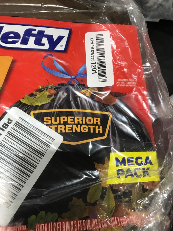 Photo 1 of Hefty Strong Lawn & Leaf Trash Bags, 39 Gallon, 38 Count