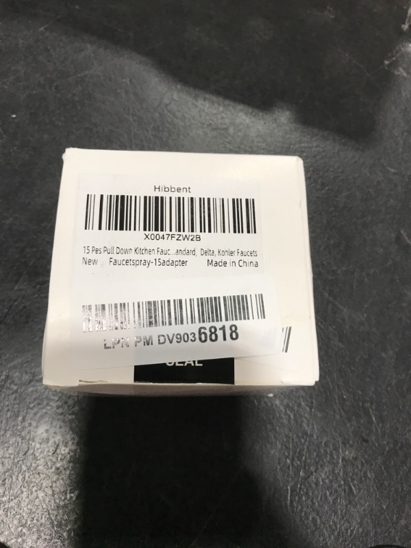 Photo 1 of Hibbent 15 Pieces Pull Down Kitchen Faucet Head Adapter Kits with Curved Adapter, Multiple Sink Spray Head Adapters Compatible with Moen, American Standard, Delta, Kohler Faucets