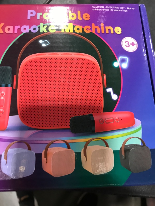 Photo 1 of Mermaid Karaoke Microphone Machine Toys: Colorful LED Portable Bluetooth Speaker with 2 Wireless Mics Toys Gifts for 4 5 6 7 8 9 Years Old Girls Kids Birthday Party Gift for Girl Girls Ages 4-12+