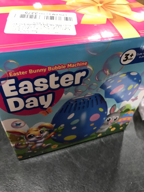 Photo 1 of Bubble Machine for Toddlers,Rabbit Bubble Machine for Kids,Automatic Bunny Egg Bubble Blower,Outdoor Toys Easter Baskets Stuffers Gift for Age 3 4 5 6 7 8 Years Old Boys Girls (Rose)