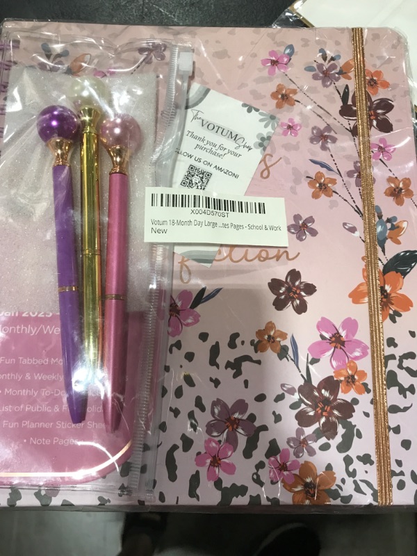 Photo 1 of 2025-2026 Monthly Large Planner- Daily, Weekly & Monthly Organizer with 3 Pens & Stickers - Progress Not Perfection, January 2025 to June 2026, Stylish & DurableX004D570ST
