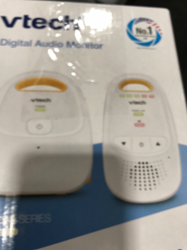 Photo 1 of VTech DM111 Audio Baby Monitor with up to 1,000 ft of Range, 5-Level Sound Indicator, Digitized Transmission & Belt Clip