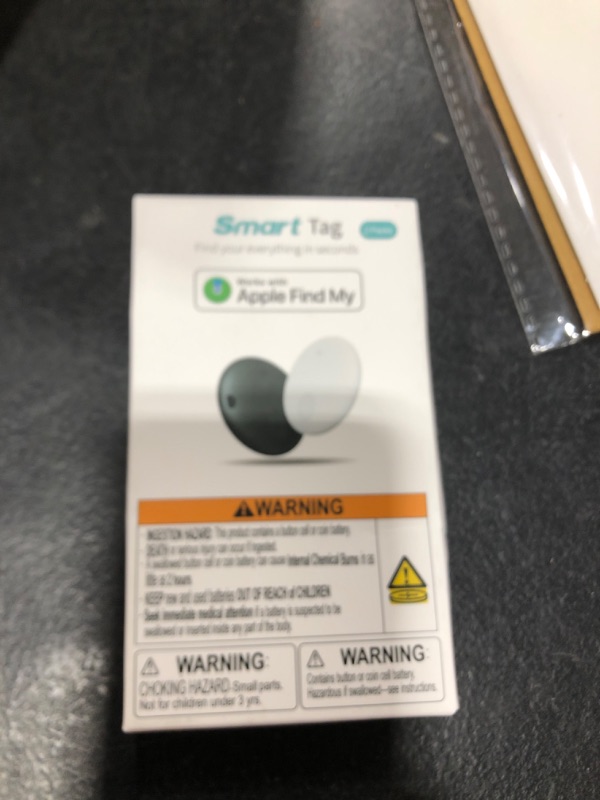 Photo 1 of Luubom Air Tag 2-Pack: Waterproof IP67 Rated | 90dB Loud, Smart Tags Works with Apple Find My (iOS only) Bluetooth Tracker Tag Locator for Keys,Luggage,Backpack etc