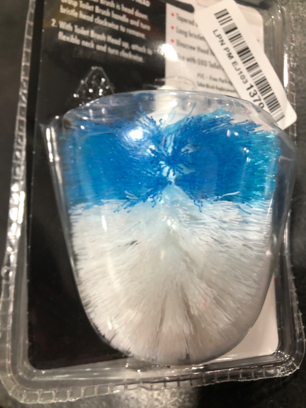 Photo 1 of OXO Good Grips Toilet Brush Replacement Head,White,blue