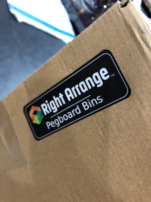 Photo 1 of Right Arrange Pegboard Bins – 9 Pack Blue Extra Large - Hooks to Any Peg Board - Organize Hardware, Accessories, Attachments, Workbench, Garage Storage, Craft Room, Tool Shed, Hobby Supplies, Parts