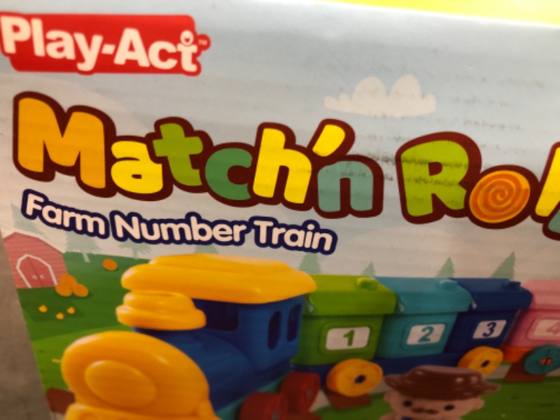 Photo 1 of Learning Toy for Toddlers 1 2 3 Years Old, Counting, Matching & Sorting Montessori Learning Farm Train Including 9 Farm Animals and 1 Farmer, Easter Christmas Birthday Gift for Baby Boys Girls