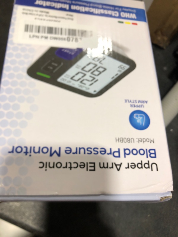 Photo 1 of Blood Pressure Machine Upper Arm, 2 Size Cuffs Fit Arms from Medium 9"-17" to Extra Large XL Cuff 13"-21", Accurate Automatic Digital BP Monitor Home Use, Large Backlit LCD, BP Cuff with 2-User Mode