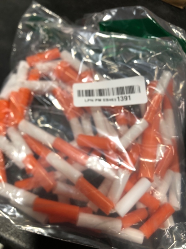 Photo 1 of Champion Sports Classic Plastic Segmented Beaded Jump Ropes - Phys. Ed, Gym, Fitness and Recreational Use, 10'L, Orange/White
