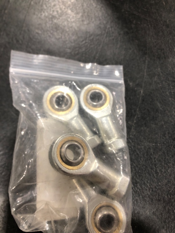 Photo 1 of PHITUODA 3/16" (5mm) Inside Dia Rod End Bearing Self Lubricating, M5 x 0.8 Female Thread Connector Joint, SI5T/K Rod End Ball Bearing, Pack of 4