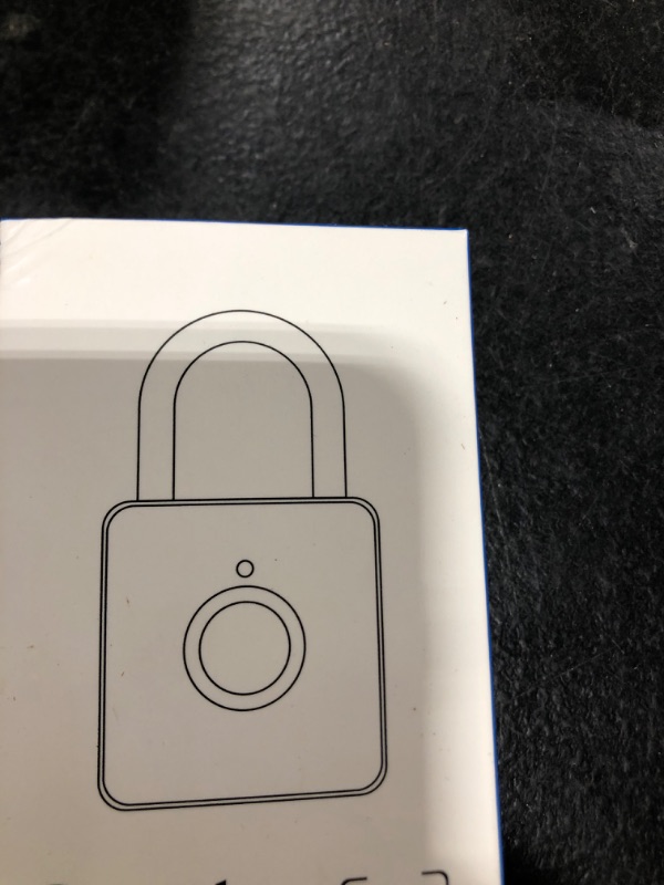 Photo 1 of Fingerprint Padlock eLinkSmart Gym Locker Lock for Boys with Phone App iOS Watch Metal Keyless Combination Locks for School Sports Locker Toolbox Hasp Storage Obsidian Black