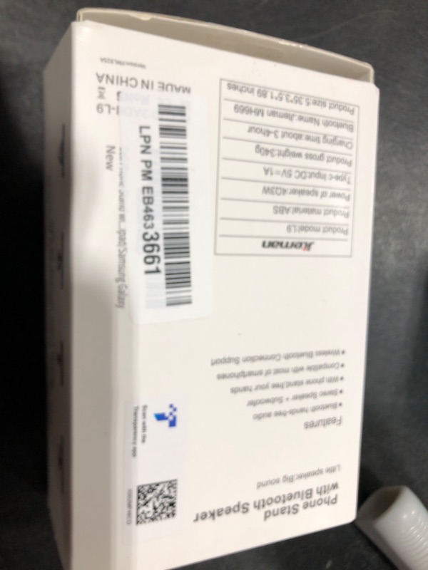 Photo 1 of Cell Phone Stand with Wireless Bluetooth Speaker and Anti-Slip Base HD Surround Sound Perfect for Home and Outdoors with Bluetooth Speaker for Desk Compatible with iPhone/ipad/Samsung Galaxy