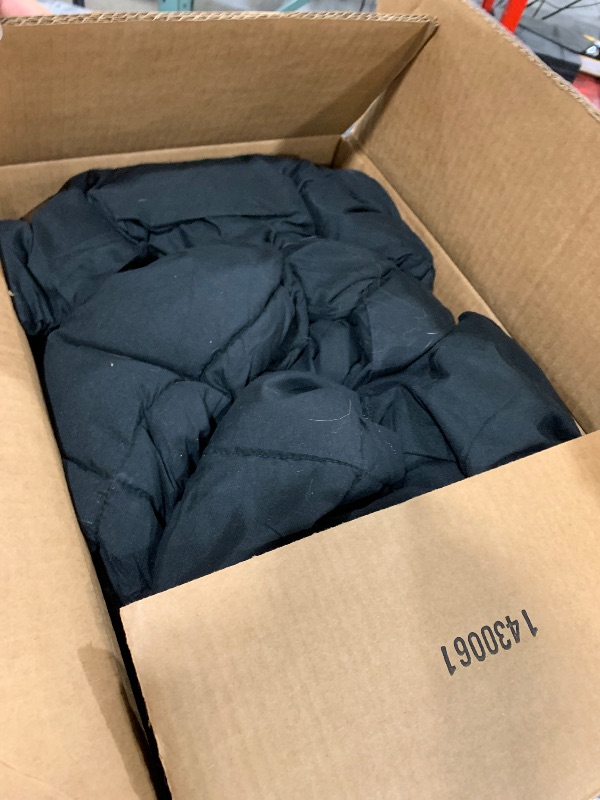 Photo 1 of BedTreat Down Alternative Duvet Insert with Corner Tabs, All Season Quilted King Comforter Box-Stitched Black, Machine Washable Microfiber Bedding