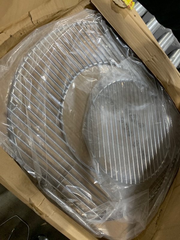 Photo 1 of Outspark 8835 Grill Grates for Weber 22.5 Inch Charcoal Grills, Kettle, Performer, Master-Touch, Gourmet BBQ System Hinged Cooking Grate Grids,21.5" BBQ GBS Cooking Grate Replacement for Weber