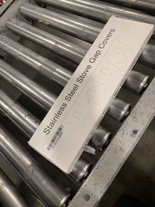 Photo 1 of 2 Pack Stainless Steel Stove Gap Covers Silver, Windspeed Stove Counter Gap Cover for Stove Gap Filler Gap Covers Between Stove and Counter Edge Gap Cover Length 13.8" to 27.6"