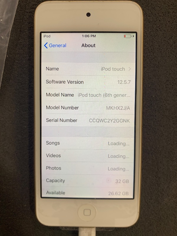 Photo 1 of Apple iPod Touch 32GB Gold - 6th Generation (Refurbished)