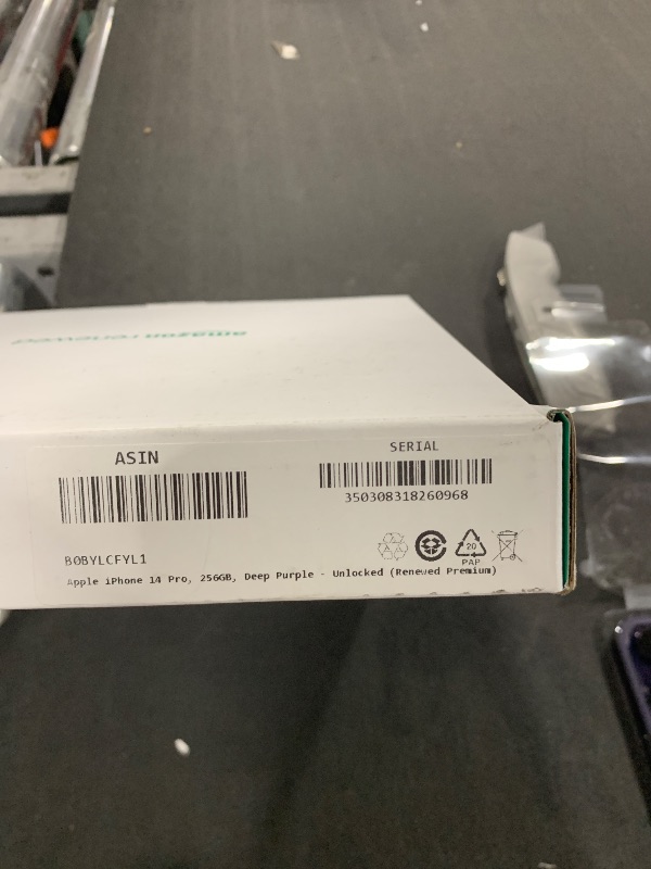 Photo 1 of Apple iPhone 14 Pro, 256GB, Deep Purple - Unlocked (Renewed Premium)