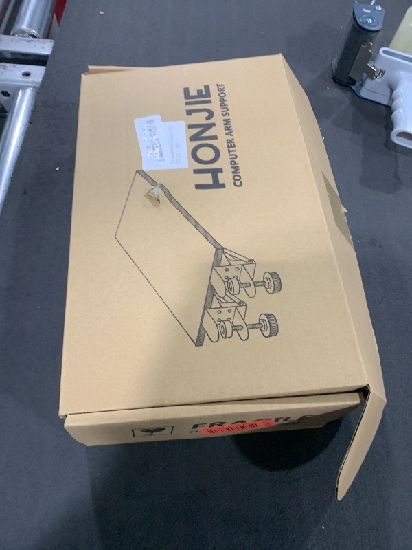 Photo 1 of HONJIE Computer arm Support Bracket, Suitable for Office desks, Sturdy Mouse arm Support, Computer Desk Extender, Suitable for Home and Office