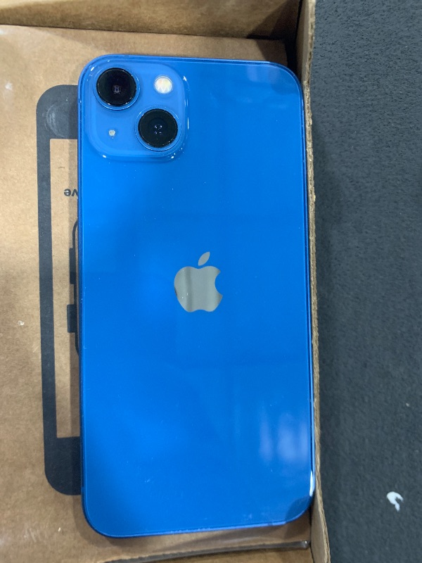 Photo 1 of Apple iPhone 13, 128GB, Blue - Unlocked (Renewed)
