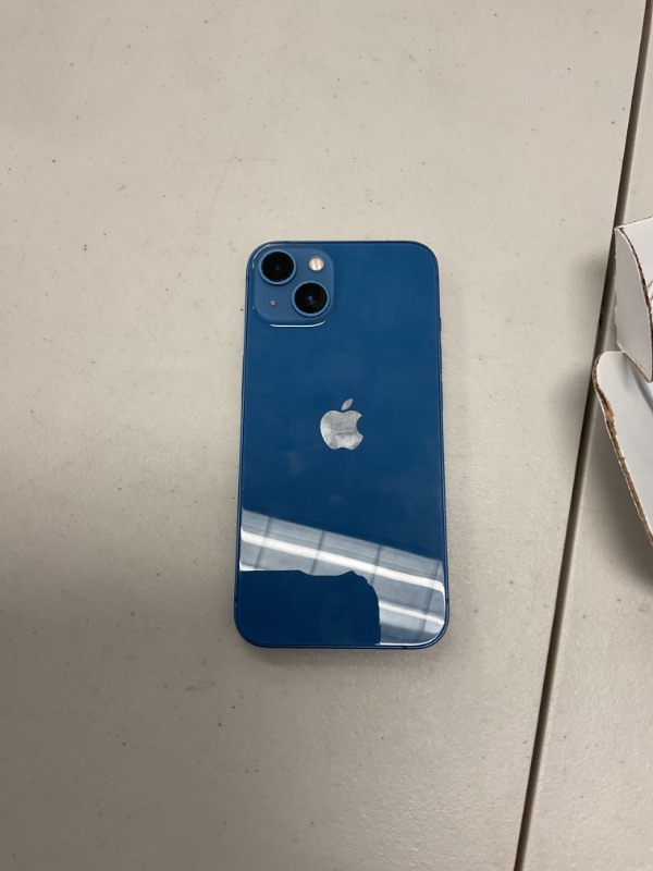 Photo 1 of Apple iPhone 13, 128GB, Blue - Unlocked (Renewed)