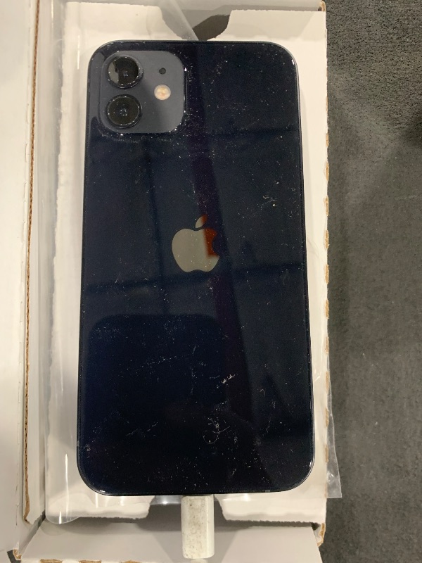 Photo 1 of Apple iPhone 12, 64GB, Black - Fully Unlocked (Renewed)