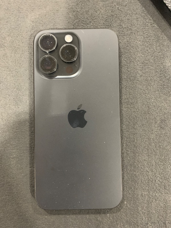 Photo 1 of Apple iPhone 15 Pro Max, 256GB, Black Titanium - Unlocked (Renewed)