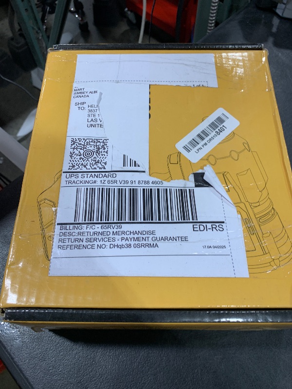 Photo 1 of Cordless Impact Wrench 1/2 inch for Dewalt Battery, 900FT-LBS (1200N.m) Brushless Electric Impact Gun Includes LED Work Light, 2100RPM High Torque Impact Driver, Bare Tool Only