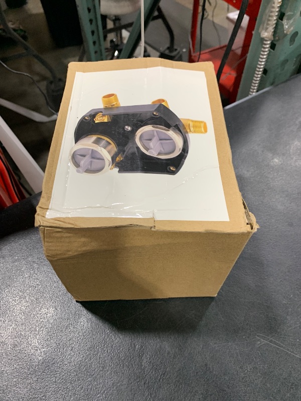 Photo 1 of R22000-WS Shower Valve with Diverter 3-Way 6-Way Rough in Valve, R22000-WS Multichoice Universal Rough-In kit with Integrated Diverter, Screwdriver Stops Included, Brass Body