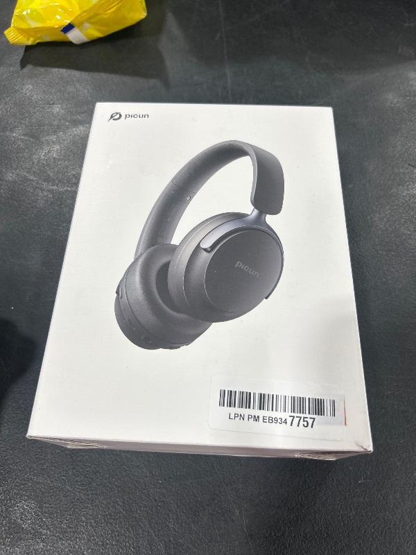 Photo 1 of Picun NC60 Hybrid Active Noise Cancelling Headphones, Foldable Wireless Over Ear Bluetooth 5.4 Headphones, 80H Playtime, Transparency Mode, Stereo Bass, Custom EQ via App for Travel Home Black