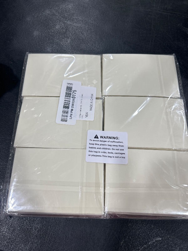 Photo 1 of 120 Pack Kraft Mini Envelopes Small Envelopes Self-Adhesive Tiny Pockets for Business Cards Christmas Holiday Small Gift Cards Invitations Cards(4.13"×2.76") (Cream Color)