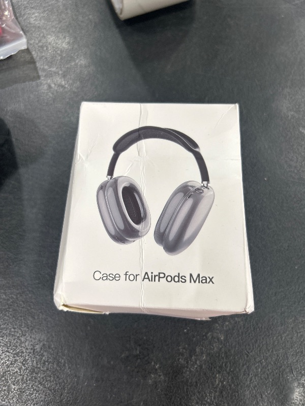 Photo 1 of Case Cover for AirPods Max Headphones, MOLOPPO Ear Pad Case Cover/Ear Cups Cover,Clear Soft TPU Skin Anti-Scratch, Transparent Accessories Ultra Protective Cover for Apple AirPod Max (2024/2020),Clear