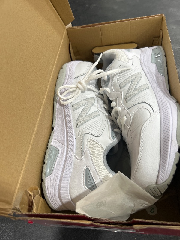 Photo 1 of New Balance Women's 857 V3 Casual Comfort Cross Trainer, White/Cyclone, 8