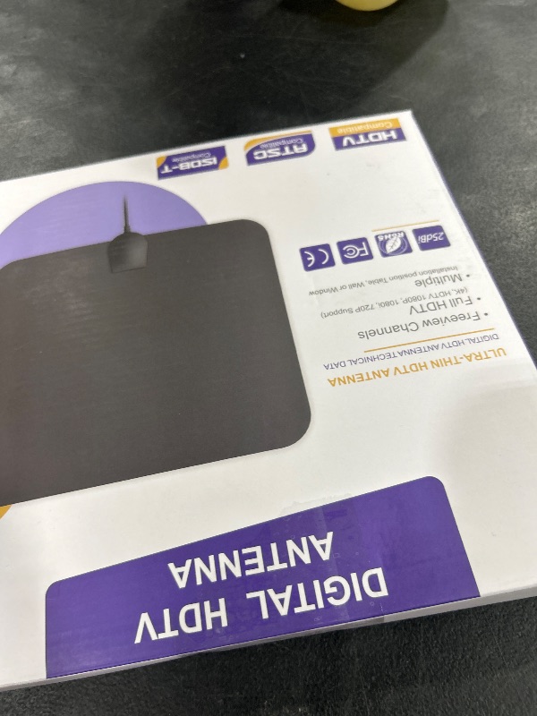 Photo 1 of TV Antenna Indoor Long Range 900 Miles, Supports 4K 1080p Smart TV Signal Reception with Signal Amplifier 16ft HDTV Coax Cable