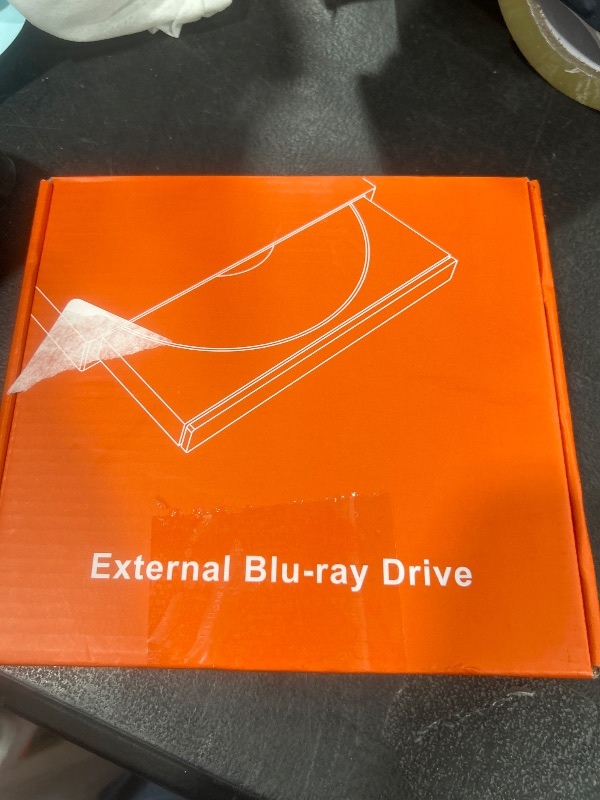 Photo 1 of 7 in 1 External Blu Ray Drive, External Blueray/DVD Drive for PC with SD/TF Port Blu Ray Burner, Support 100G Disc R/W for PC External Blu Ray Drive for Windows Linux MacOS Laptop Desktop