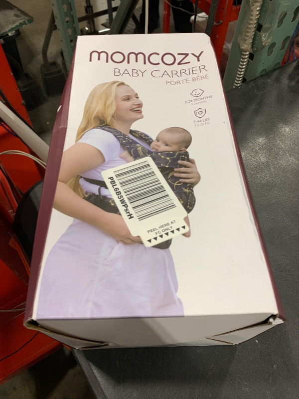 Photo 1 of Momcozy Baby Carrier - Ergonomic, Cozy and Lightweight Carrier for 7-44lbs, Effortless to Put On, Ideal for Hands-Free Parenting, Enhanced Lumbar Support, Purehug for Infant to Toddler, Black