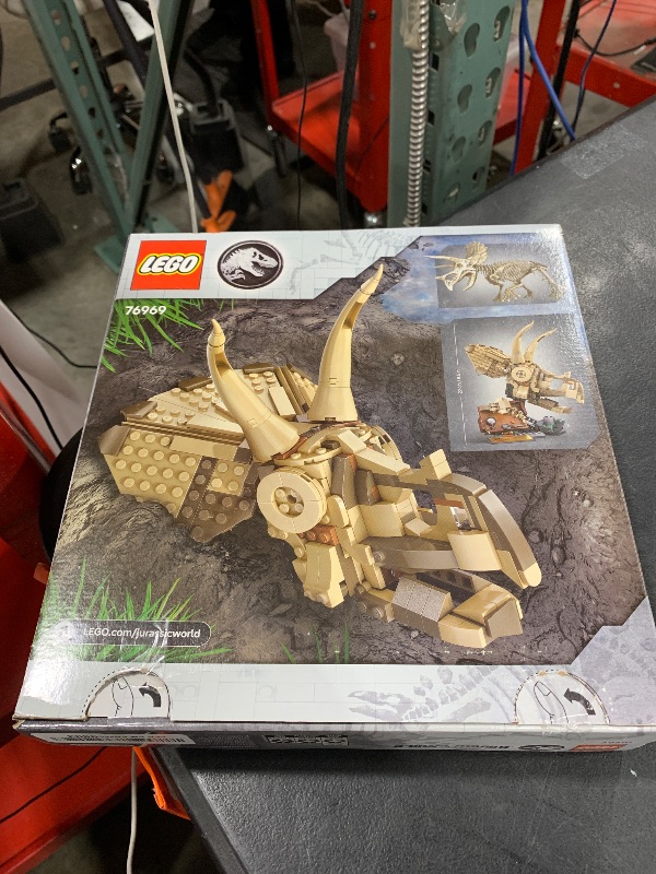 Photo 1 of LEGO Jurassic World Dinosaur Fossils Triceratops Skull Toy - Dinosaur Toy Fossil Building Set for Kids, Boys and Girls, Ages 9+ - Model Display Kit - Gift Idea for Birthdays - 76969
