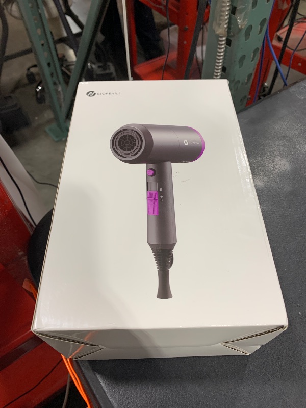 Photo 1 of Slopehill Professional Ionic Hair Dryer, Powerful 1800W Fast Drying Low Noise Blow Dryer with 2 Concentrator Nozzle 1 Diffuser Attachments for Home Salon Travel (Pottery Pink and Rose Gold)