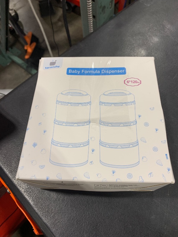Photo 1 of Termichy Stackable Formula Dispenser Portable Milk Powder Container, 2 Pack, Warm Grey