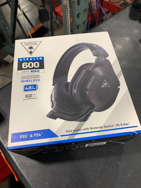 Photo 1 of Turtle Beach Stealth 600 Gen 2 MAX Wireless Amplified Multiplatform Gaming Headset for PS5, PS4, Nintendo Switch, PC & Mac with 48+ Hour Battery, Lag-free Wireless, & 50mm Speakers – Black