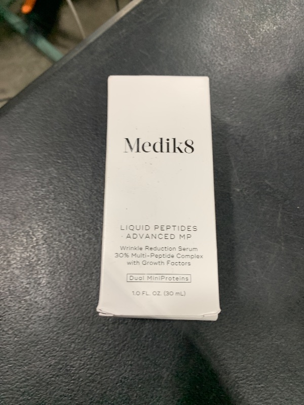 Photo 1 of Medik8 Liquid Peptides Advanced MP - Peptide Serum - Face Serum for Wrinkle Reduction - Hydrating Serum Supports Collagen, Hyaluronic Acid - 1 oz