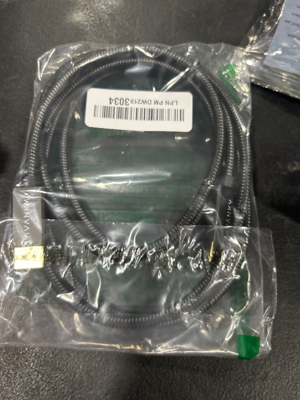 Photo 1 of IVANKY 8K DisplayPort Cable 1.4, VESA Certified DP Cable 6.6ft (8K@60Hz, 4K@144Hz, 2K@240Hz)HBR3 Support 32.4Gbps, HDR, HDCP 2.2, FreeSync G-Sync, Braided Display Port for Gaming Monitor, Graphics, PC