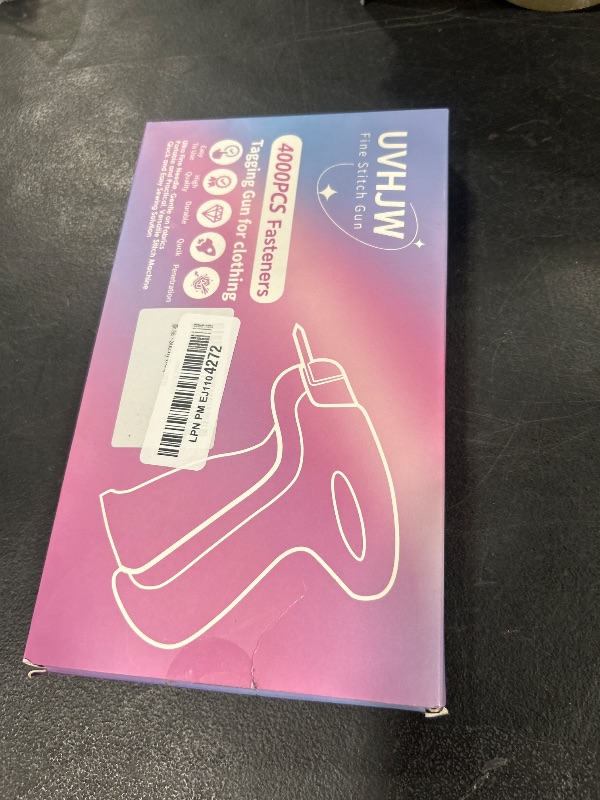 Photo 1 of Stitch  For Clothing, Stitchy Gun Quick Clothes Fixer, Dress Tagging Gun-Includes 2,000 Black Fasteners & 2,000 White Fasteners & 6 Needles