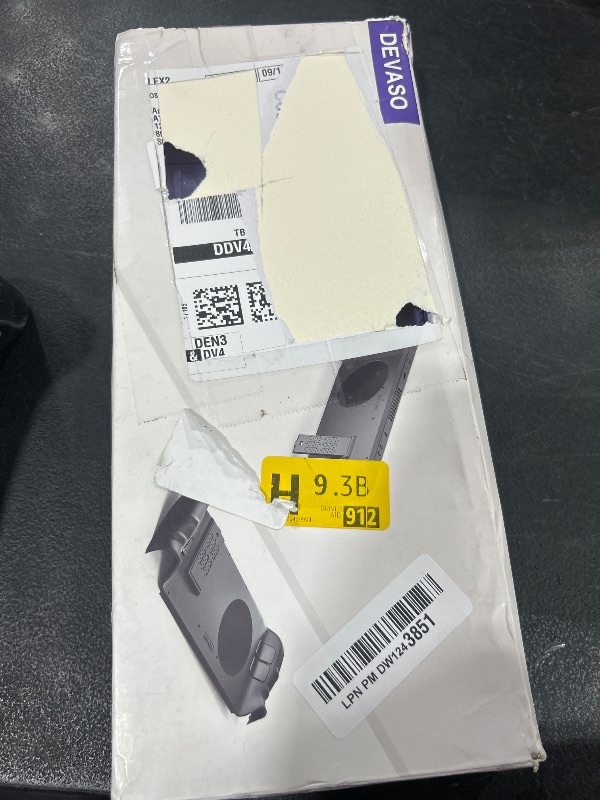 Photo 1 of DEVASO Transparent Back Plate for Steam Deck, Replacement Shell Case Set for Steam Deck, Heat-Dissipation Back Cover with Stand, Can Be Externally Connected with Semiconductor Cooler (Purple)