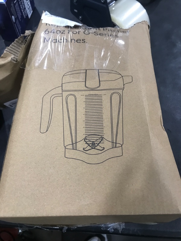 Photo 1 of For Vitamix Blender Pitcher 64oz Low-Profile, Replacement Pitcher for Vitamix 750 5300 5200 5000 7500 6300 Vm0102 Vm0103 Vm0197 E310 G/Classic C/Explorian/Commercial series etc