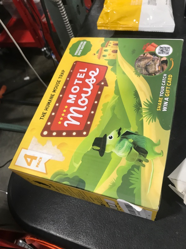 Photo 1 of Motel Mouse Humane Mouse Traps No Kill Live Catch and Release 4 Pack - Reusable, Easy to Use & Clean, No Touch Release, Sensitive Includes Cleaning Brush, Instruction Manual & Video - Mousetrap Indoor