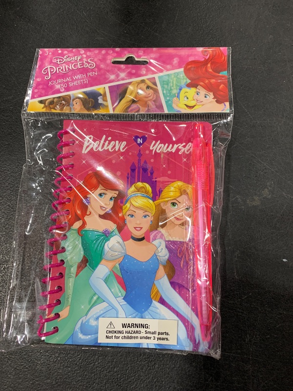 Photo 1 of Innovative Designs, LLC Princess Spiral Notebook with Pen in Poly Bag with