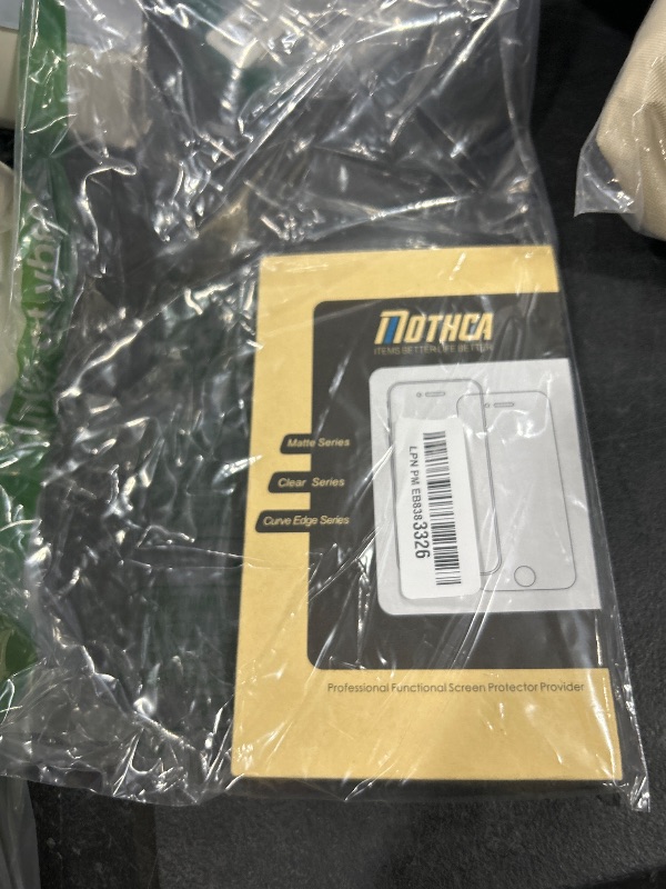 Photo 1 of Mothca Matte Glass Screen Protector for iPhone 14 Pro Anti-Glare & Anti-Fingerprint Tempered Glass Clear Film Case Friendly Easy Install Bubble Free for iPhone 14 Pro 6.1-inch (2022)-Smooth as Silk