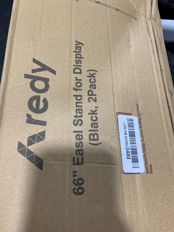 Photo 1 of Easels for Painting Canvas, Aredy 66" Art Easel for Drawing, Portable Painting Easel Stand, Metal Table Top Easel (2 Pack)